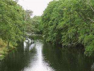 El río, decrca de Cadalso, Sierra de Gata, Extremadura.