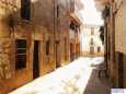 Casas y calles  en Cilleros, Sierra de Gata