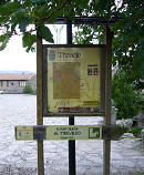 Señalética de Trevejo, Sierra de Gata, Cáceres, Extremadura.