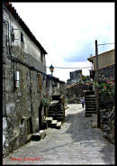 Calles de Trevejo, Sierra de Gata, Cáceres, Extremadura.