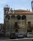 Casco antiguo, detrás de la Iglesia de Gata, en Sierra de Gata, Cáceres, Extremadura 