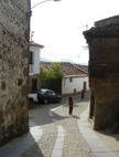 Adoquinado de las calles de Gata, en Sierra de Gata, Cáceres, Extremadura