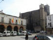 Plaza y Ayuntamiento en Gata, en Sierra de Gata, Cáceres, Extremadura