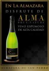 "Alma" Cava exclusivo de La Almazara de San Pedro: disfrutelo en nuestros baños árabes privados.