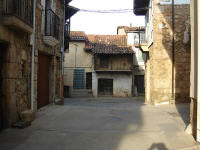 Calles de Cadalso, en Sierra de Gata